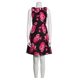 Kate Spade New York Floral Print Mini Dress